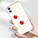 Amosfun 10Pcs Mini Knit Christmas Hat Small Santa Claus Cap Xmas Party Hat Ornament for Decoration Red