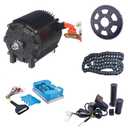 KR5V 72V 5000W Electric Brushless DC Motor Kit Temperature Sensing