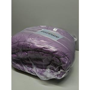 Amazon Basics Comforter Blanket Twin/Twin XL, Reversible Lightweight Microfiber All Season Blanket, Plum/Light Purple