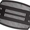 7582 7644 Replacement Cooking Grates for Weber Baby Q, Q 100 Q120 Q1000 50060001 51060001 52020001 Q1200 Q1400, Matte Cast Iron Cooking Grid for Weber Baby Q