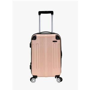 Rockland London Hardside Spinner Wheel Luggage, Champagne, Carry-On 20-Inch, 22"X13. 5"x10" (with wheels)