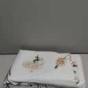 Bedsure Duvet Cover Queen Size - 100% Cotton Reversible Cute Flower Floral Queen Duvet Cover Set with Zipper Closure, 3 Pieces Soft & Breathable Blue Bedding Set with 2 Pillow Shams 20"x26"
