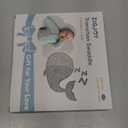 ZIGJOY Baby Transitional Swaddles for Newborns: 0.5 Tog Arms Up Sleep Sack 3-6 Months Soft Cotton Shark Fin 2 Way Zipper