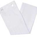 Medline Transfer Bench Shower Curtain, Standard Size, Machine-Washable, White, for Senior, Elderly, Disabled, or Adults and Patients, 1 Ct