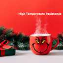 4 x 15 Pcs Christmas Face Stickers  Vinyl Transfer Stickers for Crafts, Ornaments, Cups, Jars, and Christmas Balls, Waterproof DIY Face Decals for Party Favors and Holiday Decorations  3 x 3 in (Black and Yellow)