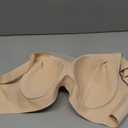 OEAK Womens Wireless Bras V Mesh Comfortable Bralette Supportive Tshirt Bra No Underwire Seamless Push Up Everyday Bras (Medium, Nude)