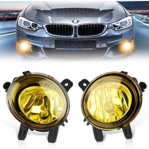 TangMiGe Fog Lights Lamps for 2012-2014 BMW 2 Series(F22, 220i 228i) / 3 Series(F30 F31 F34, 320i 325i 328i 328d 335i) / 4 Series(F32 F33 F36, 428i 435i) / M235i Accessories, 1 Pair, Yellow Lens