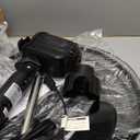 EZ-CHILL 16 Oscillating Pedestal Fan, 3-speed Options, 90-Degree Oscillating Head, Adjustable Height and Tilt, Powerful Air Flow, Black, MTFS-16B-BLK