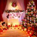 14Pcs Christmas Hanging Candy Balls Ornaments Red White Candy Cane Pendant for Home Part Christmas Tree Decorations Xmas Indoor Outdoor Party Decoration