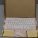 TECKNET Wireless Keyboard and Mouse Combo, Mini Cordless Computer Keyboard and Mouse Set 2.4GHz, Silent Adjustable 1600 DPI, Quiet Click, Lag-Free for Computer, Laptop, PC, Windows, Mac, Chrome OS