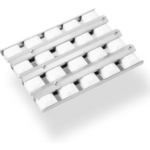S23218-32Y Briquette Tray Grill Replacement Parts for Delta Heat 32 Inch Grill DHBQ32R DHBQ32R-CN DHBQ32G DHBQ32G-CN Stainless Steel Heat Plate with Ceramic Briquettes Assembly Grill Accessories