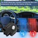 LCWRGS HVAC Heater Blend Door Actuator Fits for Ram 1500 2500 3500 4500 5500 2011-2016, Dodge Ram 1500 2500 3500 2009-2010, Main AC Control Air Door Actuator, 604-005, 68089742AA