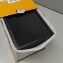 Bamboo Cable Management Box, Large Cord Organizer Box Cable Box to Hide Wires & Power Strips for Desktop Storage Cord Holder for Office Home,No Assembley Required (All Black, Large)