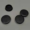 4pcs 2 inch Desk Wire Cord Cable Grommets Hole Cover for Office PC Desk Cable Cord Organizer Plastic Cover Black (Black-4Pcs)