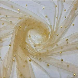 Soft Pearl Beaded Lace size 8ft
