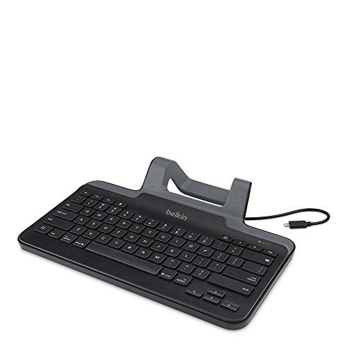 24 - Belkin B2B130 Wired Tablet Keyboard with Stand and Lightning Connector for iPad. 24 qty