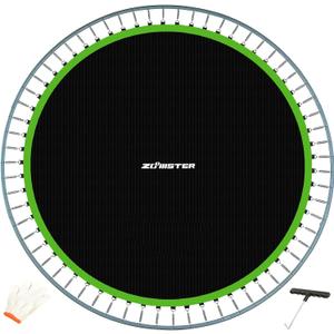 Zoomster Replacement Jumping Mat, Fits 15 ft Round Trampoline Frame with 96 V-Hooks, Using 7" Springs 160" Premium Trampoline Mat (Spring not Included)