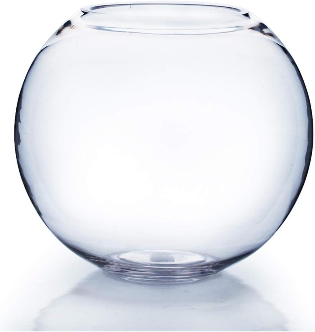 WGV Bowl Glass Vase, Diameter 6", Height 5", Open Width 4", (Multiple Sizes Choices) Clear Bubble Planter Terrarium Fish Bowl for Wedding Event Home Decor, 1 Piece (VBW0006) WGV Bowl Glass Vase, Diameter 6", Height 5", Open Width 4", (Multiple Sizes Choices) Clear Bubble Planter Terrarium Fish Bowl for Wedding Event Home Decor, 1 Piece (VBW0006)
