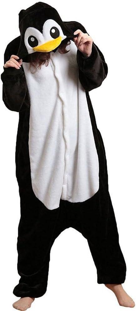 Trs Chic Mailanda Animal Pajamas for Women Men Adult Onesie Unisex Sleepwear Halloween Cosplay Costume (Medium, Penguin) Trs Chic Mailanda Animal Pajamas for Women Men Adult Onesie Unisex Sleepwear Halloween Cosplay Costume (Medium, Penguin)