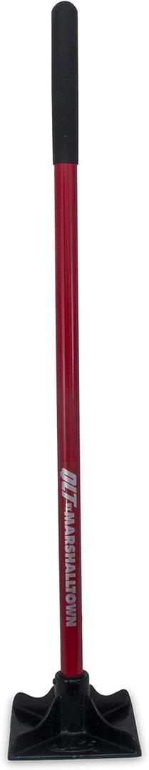 QLT by Marshalltown Tamper with Steel Handle,10 x 10 Inch Tamper, 48 Inch Handle, HT10
