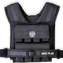 40 lb Weighted Vest for Men & Women - Adjustable 0-40 lb with 16 Iron Weight, Heavy-Duty for Calisthenics, Running and Walking - Compact 1000D Oxford - Weighted Vest with Removable Weights