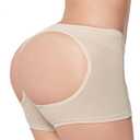 Reatowrol Butt Lifting Shapewear - Tummy Control Shorts for Women (Small, Beige)