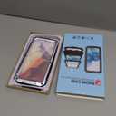 Compatible with Samsung S24 Metal Bumper Silicone Case with Stand Built-in Screen Protector Gorilla Glass Hybrid Durable Military Shockproof Heavy Duty Rugged Full Body Camera Cover (Silver)