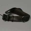 LiRui.R AirTag Dog Collar Soft Leather Webbing Dog Collar for AirTag Provides Double Protection for Small Medium and Large Dogs(Green,M)