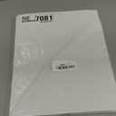 Barossa Design Waterproof Fabric Stall Shower Curtain or Liner 36 inch Wide Half Size Microfiber, Hotel Quality Stand-up Small Narrow Single Shower Curtain, Machine Washable, White, 36x72