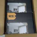 2 Pack Matt Black Exterior Door Lock Setl, Front Door Handle with Deadbolt Lock, Heavy Duty Entry Door Handlset