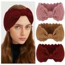 Knit Headband for Women 3Pcs Warmer Ears Headband Braided Winter Hairband Winter Accessories for Women
