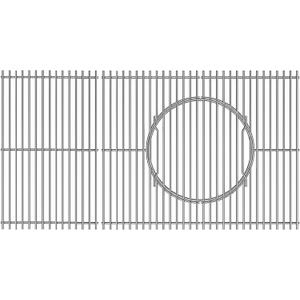 Gourmet BBQ System Grate Replacement Parts for Weber Genesis II 400 Genesis II LX 400 Series Grill,Cooking Grid for Weber Genesis II/LX E410 E435 E440 S410,66097 66089,Stainless Steel