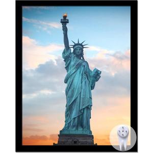 OMAIGAR 16x20 Picture Frame for 16by20 Poster Photo Canvas Certificate Black High Transparent Photo Frame Wall Desktop Horizontal Vertical 16 x 20