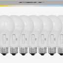 Feit Electric A19 LED Light Bulb, 60W Equiv, Non-Dimmable, Selectable Color Temperatures (2700K-5000K), 800 Lumens, General Purpose Light Bulbs, 17,000-Hour Lifetime, OM60/5CCT/15KLED/10, 10 Pack