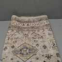 Vintage Hallway Runner Rug 3x8: Large Soft Washable Entryway for Kitchen Laundry Room Non-Slip Backing Runner for Entrance Living Room Bedroom Bathroom - Beige