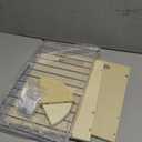 HUZU Desktop Clipboard Organizer Rack, Wooden and Metal Clipboard Holder, Clipboard Storage Stand for Classroom, Office, and Clinic, Assembly Required