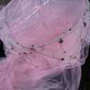 VISATOR Mosquito Net Bed Canopy for Girls,King Canopy Bed Curtains Queen Size from Ceiling,Dome Mosquito Netting Bed Tent Twin Girls Canopy Bed Decor for Baby Crib,Kid Bed and Adult Beds (Pink Dome)