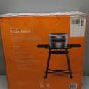 Solo Stove Portable Pi Stand | Outdoor Stand for Pi Pizza Oven on Wheels, With Shelf & Gas Tank Storage, Split Table Top, Powder-Coated Stainless Steel, Dimensions (LxW): 47.3 x 38.1 in, 45 lbs, Black