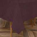 Majestic Giftware PVC Faux Leather Rectangle Tablecloths | (TCG12-54180) Purple Linear Waterproof & Spill Proof Dining Table Cover | Decorative Washable Tablecloth for Home, Kitchen, Party (54X180)