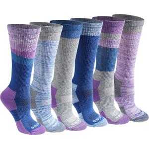 Dickies Women's Dri-Tech Fashion Moisture Control Crew Socks (6, 12 Pairs) (Medium)