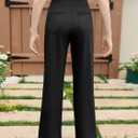 Haloumoning Girls Flare Leggings Kids Casual High Waisted Stretchy Wide Leg Pants Bell Bottoms 5-14 Years, 130