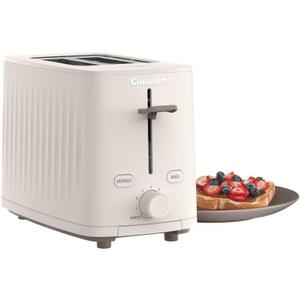 Cuisinart Soho Collection 2-Slice Toaster, 7 Toaster Setting, Defrost, Reheat, and Bagel Setting, Convenient Rear Cord Storage, Truffle, CPT-7TR