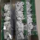 Ticonderoga Pencil Cap Erasers, White, 25 Count, 6 Packs (X38025)