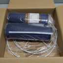 GOSO Blue Lamp Shades Set of 2,Faux Silk Lamp Shade Medium,111310 Inches Spider Drum Lampshades for Table Lamps and Floor Lamp Replace the Decorated Bedroom,Modern Living Room,Simple Assembly