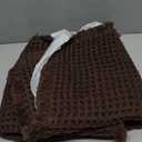 100% Cotton Waffle Weave Kitchen Dish Towels, Ultra Soft Absorbent Quick Drying Cleaning Towel, 13 x 28 Inches, 4-Pack, Coffee