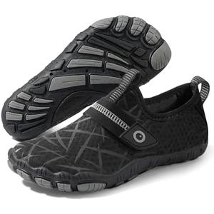 Zeroxposur Barefoot Water Shoes for Kids - Wide Toe Box and Quick-Dry Sand Shoes Toddler for Hiking Swim Beach Pool Kayak Sport Accessories, Camping Essentials Must-Haves for Boys Girls Sizes Size 12