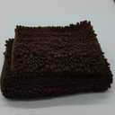 Yimobra Bathroom Rugs Sets 2 Piece - Quick Dry Extra Thick Luxury Chenille Bath Mat, Non Slip Super Absorbent for Tub Shower Sink, Machine Washable Shaggy Floor Mat, 32"x20"+24"x17" Inch, Brown