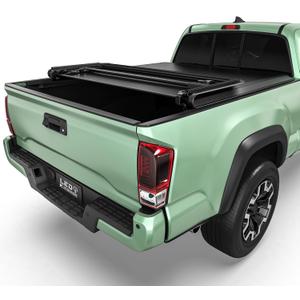 LEDKINGDOMUS Soft Tri-Fold Truck Bed Cover Fits for Toyota Tacoma 2016-2023 (Excl. Trail Edition) | 5' (60") Bed