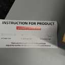 Brushed Nickel Shower Curtain Rod Adjustable 43-66 inch, 1"Diameter Spring Tension Curtain Rod No Drill, Anti-Rust Non-Slip Shower Rod for Bathroom Tension Rod