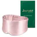 Joyhabit Silk Sleep mask | 100% Mulberry for Women Men Ultra Soft Blackout Eye Cover with Adjustable Band, Breathable No Eye Pressure, Ideal for Sleep, Travel, Naps & Meditation, Lotus Pink